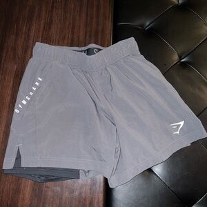 Gymshark Gray Women’s 2 in 1 Shorts